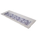 JABONERA CONCHA PORCELANA POMPAS AZULES