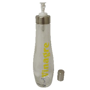 VINAGRERA CRISTAL CURVA LETRA AMARILLO