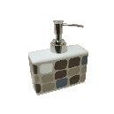 DOSIFICADOR RECTANGULAR CUADROS GRIS