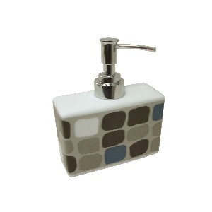 DOSIFICADOR RECTANGULAR CUADROS GRIS