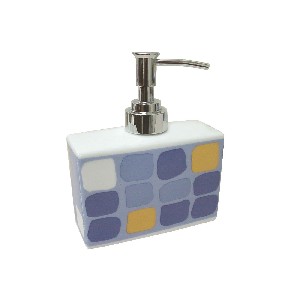 DOSIFICADOR RECTANGULAR CUADROS AZUL