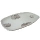 BANDEJA RECTANGULAR MANZANA GRIS