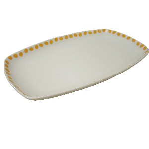 BANDEJA RECTANGULAR TOPOS NARANJA