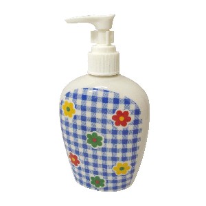 DOSIFICADOR PLANO FLOR VICHY AZUL