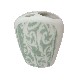 VASO CEPILLOS PLANO TOALLA VERDE