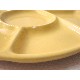 PLATO FONDUE 6 DIVISIONES AMARILLO 