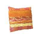 FUNDA COJIN CUADRADA PEQUEÑA NARANJA