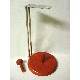 PORTAROLLOS COCINA ACERO BASE MADERA