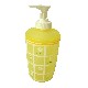 DOSIFICADOR BAÑO PLASTICO FLOR AMARILLO