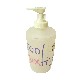 DOSIFICADOR BAÑO PLASTICO LETRAS GRIS