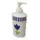 DOSIFICADOR ESTRIAS RAYAS TULIPAN AZUL