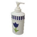 DOSIFICADOR ESTRIAS RAYAS TULIPAN AZUL