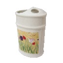 VASO CEPILLOS ESTRIAS TULIPANES CESPED