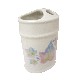 VASO CEPILLOS BAÑO ESTRIAS HIEDRA AZUL
