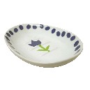 JABONERA CURVA TULIPAN TOPOS AZUL