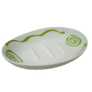 JABONERA CURVA OLAS SIMBOLO VERDE