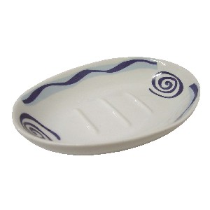 JABONERA CURVA OLAS SIMBOLO AZUL