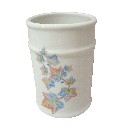 VASO BAÑO ESTRIAS HIEDRA AZUL