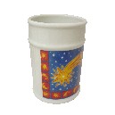 VASO BAÑO ESTRIAS ASTROS AZUL