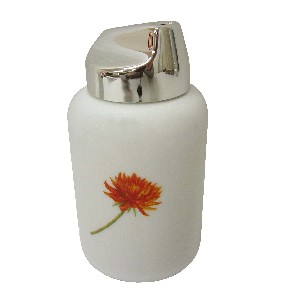 AZUCARERO MIELERA METAL DALIA ROJA