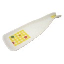 APOYACUBIERTOS PEQUEÑO FLOR VICHY AMARILLO