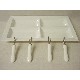 ENTREMESERO PINCHOS PORCELANA BLANCO 