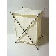 ROPERO CUADRADO TAPA PLEGABLE DOBLE
