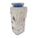 JARRA CRISTAL 1200ML CORAZON AZUL