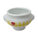 BOWL SALSERA 150ML FLOR VICHY AMARILLO