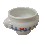 BOWL SALSERA 100ML FLOR VICHY AZUL