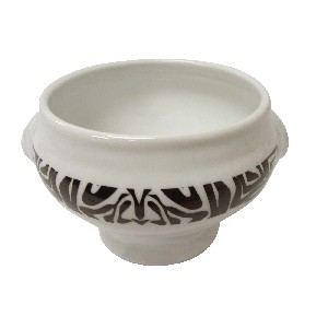 BOWL SOPERA 450ML CEBRA NEGRO