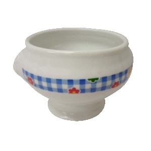 BOWL SOPERA 450ML FLOR VICHY AZUL