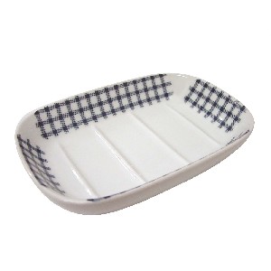 JABONERA OVALADA VICHY AZUL