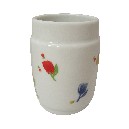 VASO BAÑO BORDE TULIPANES GRANDES