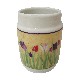 VASO BAÑO BORDE TULIPANES CESPED COL