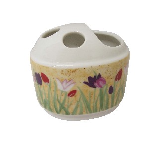 VASO CEPILLOS BORDE TULIPANES CESPED