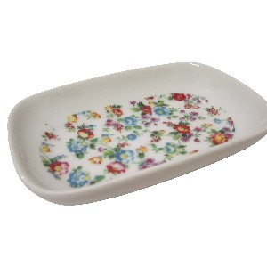 JABONERA BORDE BAÑO TAPICERIA ROSA