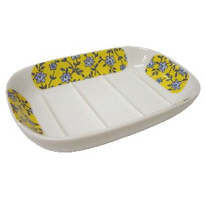 JABONERA OVALADA RAMAS AMARILLO