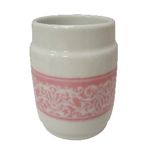 VASO BAÑO BORDE TOALLA ROSA