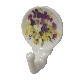 PERCHA COLGADOR ADHESIVA FLORES 2