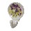 PERCHA COLGADOR ADHESIVA FLORES 2