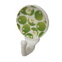 PERCHA COLGADOR ADHESIVA MANZANA VERDE