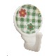 PERCHA COLGADOR FLOR VICHY VERDE