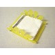 SERVILLETERO PLASTICO OLAS AMARILLO