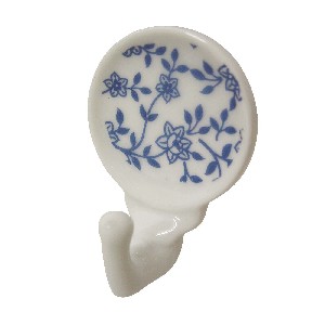 PERCHA COLGADOR ADHESIVA RAMAS AZUL