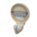 PERCHA COLGADOR ADHESIVA BAÑERA AZUL