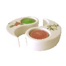 JUEGO 2 PALMATORIAS CURVA ACEBO BLANCO