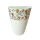 FLORERO VASO LUNA TAPICERIA ROSA