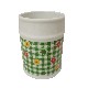 VASO BAÑO BORDE FLOR VICHY VERDE