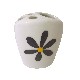 VASO CEPILLOS PLANO MARGARITAS AZUL